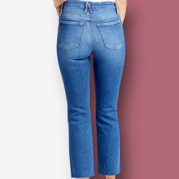 Good American ‘Good Legs Straight’ Jeans in “Indigo025” Wash Size 25 - Picture 3 of 16